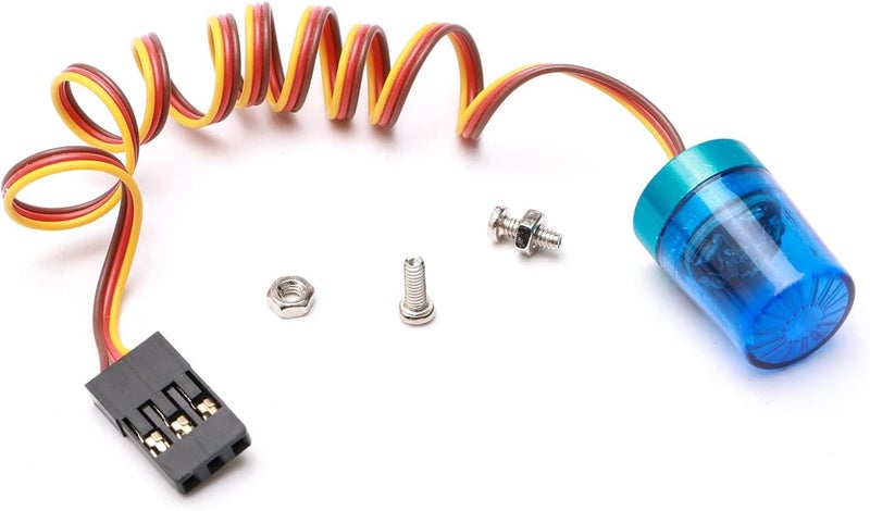 NewZoll RC Car Light Kit RC Car Police Flashing Light Warning Lamp Compatible with 110 TRX4 SCX10 Crawler Truck Firefighting Ambulance Car RC Airplane Blue - Image 2
