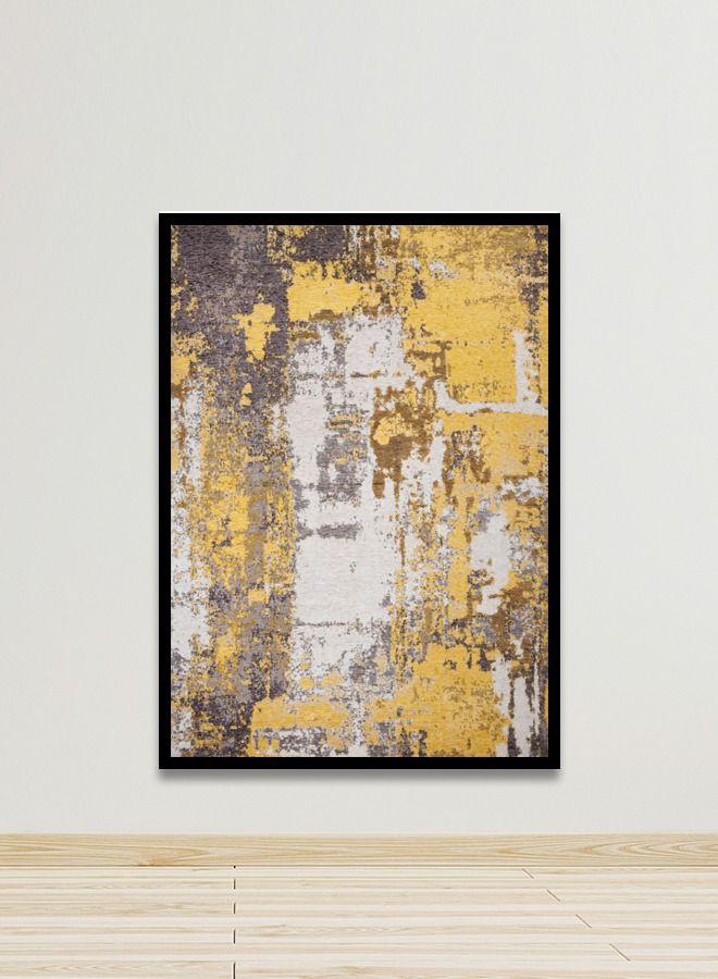 Marktna Canvas Wall Art For Wall Decoration Abstract Design With A Hollow Black Frame Size 120x80cm One Piece - Image 1