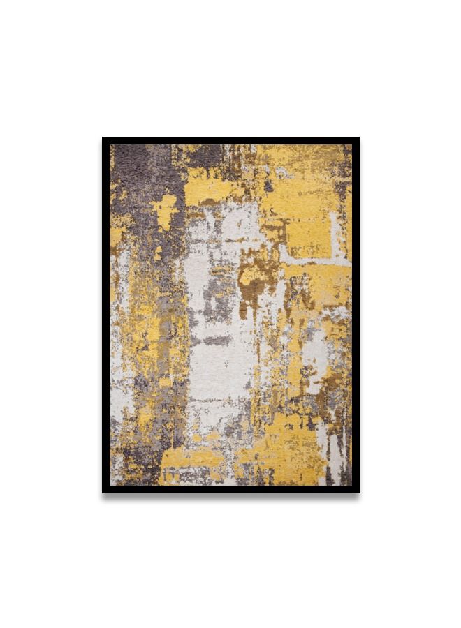 Marktna Canvas Wall Art For Wall Decoration Abstract Design With A Hollow Black Frame Size 120x80cm One Piece - Image 2