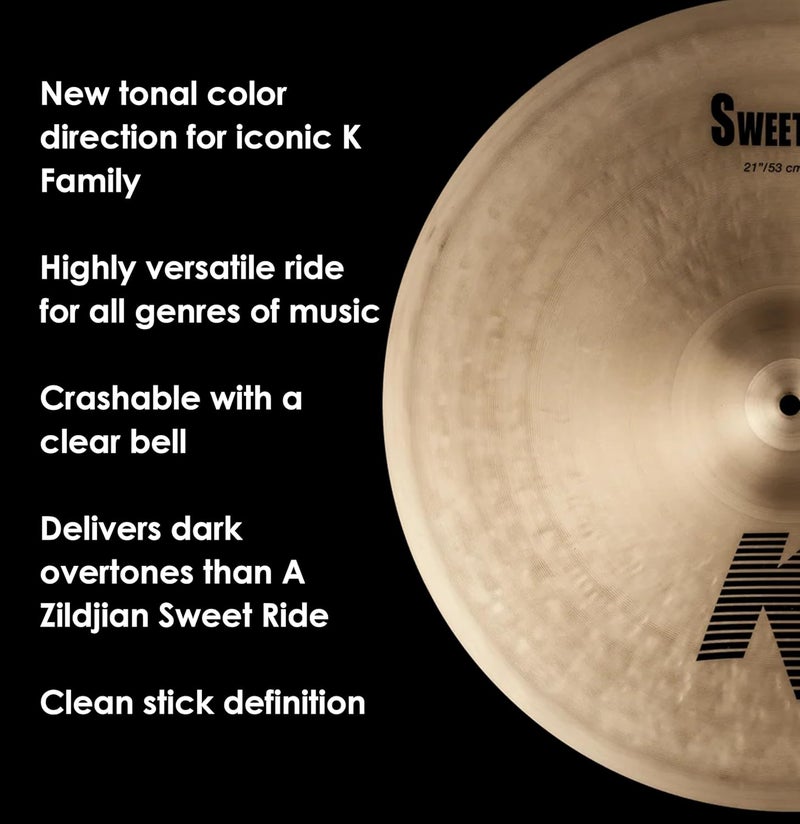 Zildjian K Zildjian Series 21" Sweet Ride Cymbal - Image 5