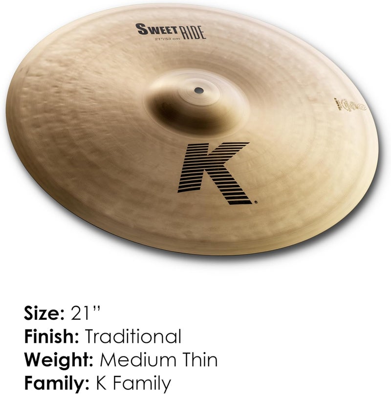 Zildjian K Zildjian Series 21" Sweet Ride Cymbal - Image 2