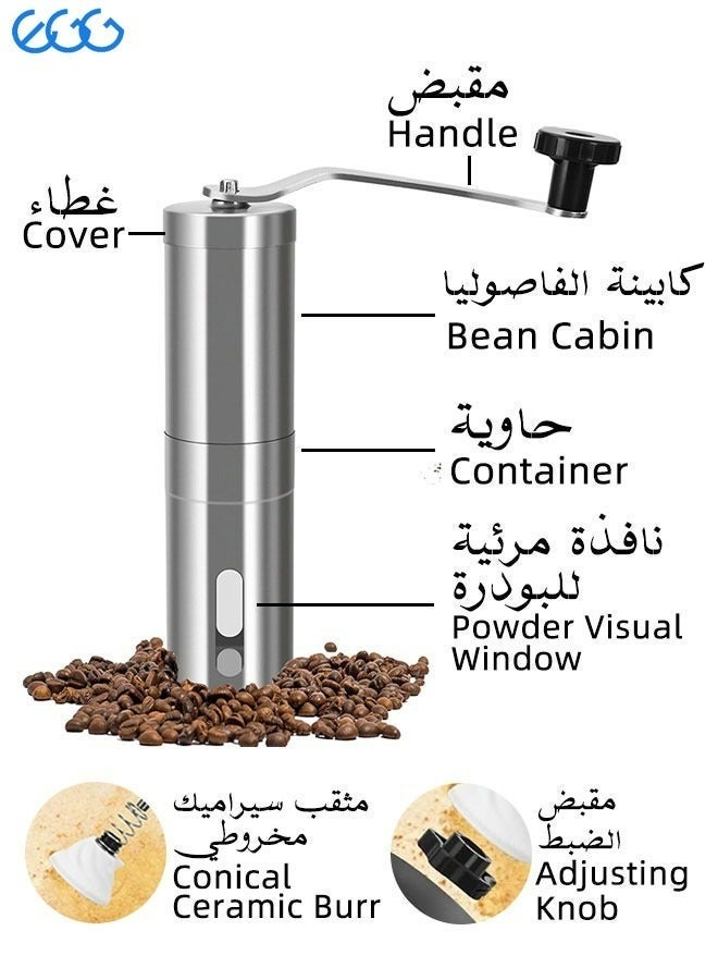 إج مجموعة صانعة القهوة بالتنقيط V60، 15 قطعة مع ميزان لتقطير القهوة، صينية لوزن حبوب القهوة، مطحنة حبوب القهوة، زجاجة رش لحبوب القهوة، ملعقة قهوة، فلتر ورقي للقهوة، فلتر لتقطير القهوة، إبريق مشاركة القهوة، إبريق يدوي ذو عنق نحيل، فوهة مقيّدة لإبريق تقطير القهوة، سجادة كوب القهوة، مقياس حرارة القهوة، كوب القهوة، مجموعة أدوات تنظيف القهوة، وحقيبة تخزين محمولة - Image 5