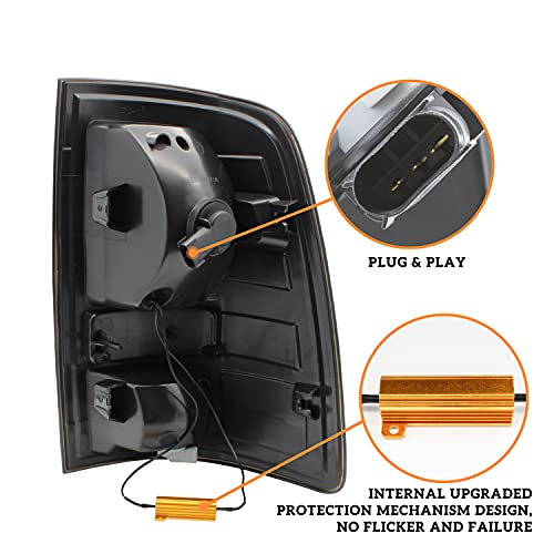 KEWISAUTO Full LED Tail Light for Dodge RAM 1500 2500 3500 2009-2018 Accessories, Smoked Rear Brake Light Turn Signal & Running Lights, Direct Replacement, IP67 Waterproof - Image 4