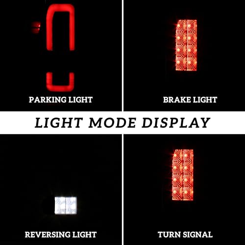 KEWISAUTO Full LED Tail Light for Dodge RAM 1500 2500 3500 2009-2018 Accessories, Smoked Rear Brake Light Turn Signal & Running Lights, Direct Replacement, IP67 Waterproof - Image 2