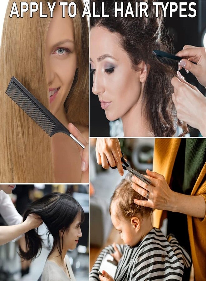 Much Hotter Comb Set, Black comb,3 Pcs. slick back hair brush,Slick Back Brush with Edge Brush, styling comb for kids for middle part，Rat Tail Comb, Teasing Brush Set for Smoothing brush Baby Hair - Image 3