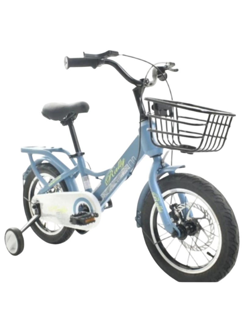 Rally 12 Inch Kids Bike with Detachable Training Wheels - Safe and Durable Design for a Fun Riding Experience Perfect for Beginners