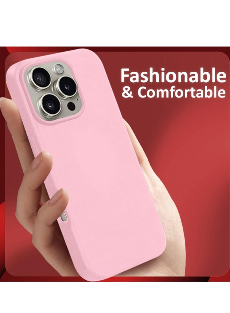 Liquid Silicone Protective Case for iPhone 16 Pro Max with Microfiber Lining - Image 4