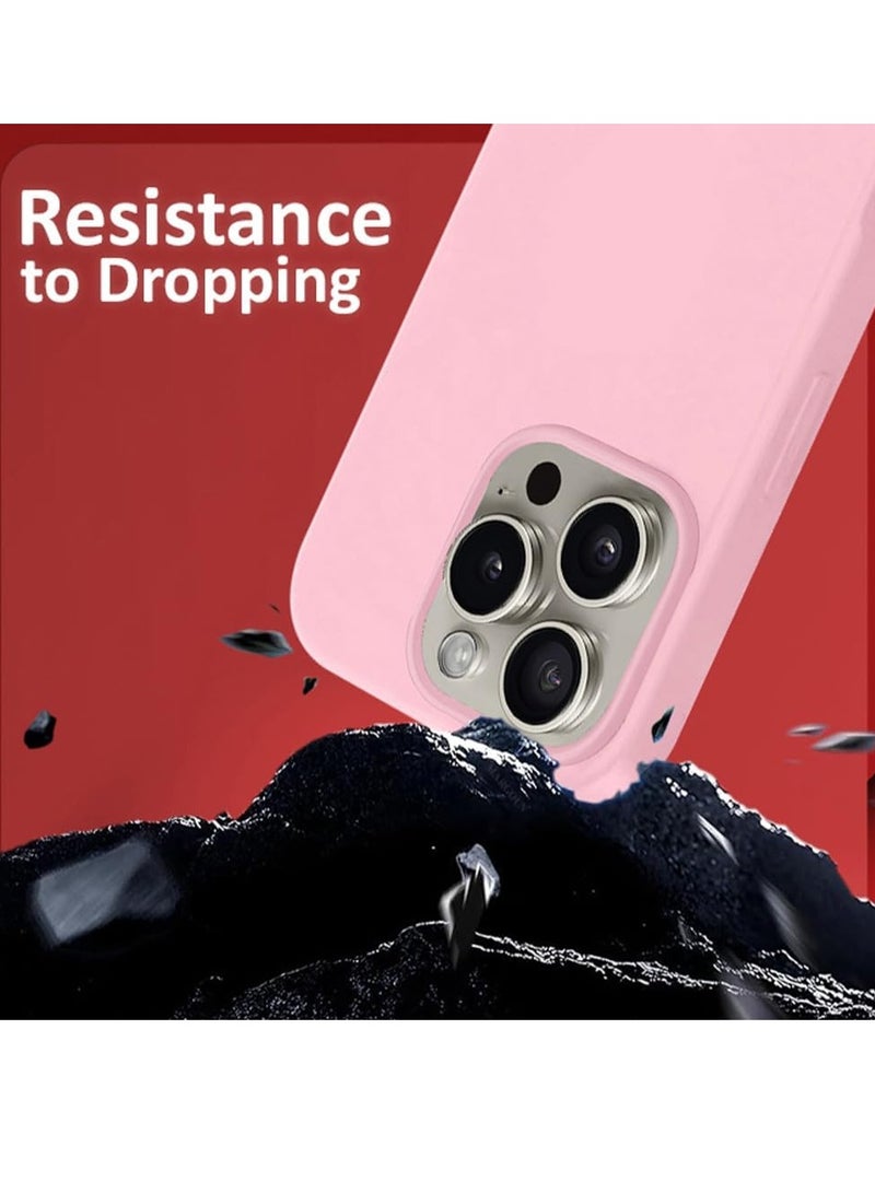 Liquid Silicone Protective Case for iPhone 16 Pro Max with Microfiber Lining - Image 3