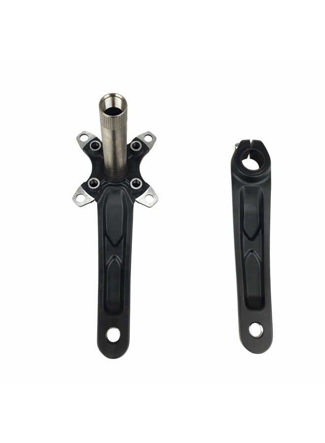 BNVB Bike Crank Arm Set， 170mm 105 BCD Mountain Bike Crank Set with Bottom Bracket Crank and Chainring Bolts for MTB BMX Road Bicyle, Compatible with Shimano, FSA, Gaint (Black) - Image 3