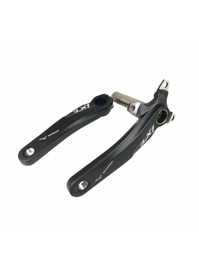 BNVB Bike Crank Arm Set， 170mm 105 BCD Mountain Bike Crank Set with Bottom Bracket Crank and Chainring Bolts for MTB BMX Road Bicyle, Compatible with Shimano, FSA, Gaint (Black) - Image 2