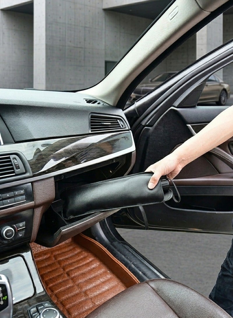 3Q The smart, portable car sunshade features three thick, heat-insulating, sun-reflective layers with a heavy-duty stainless steel frame for superior, long-lasting protection for your vehicle. Bundle ( 3pcs ) - Image 5