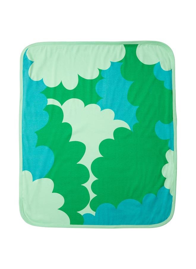 Generic - Blanket, green/tree pattern, 80x100 cm - Image 1