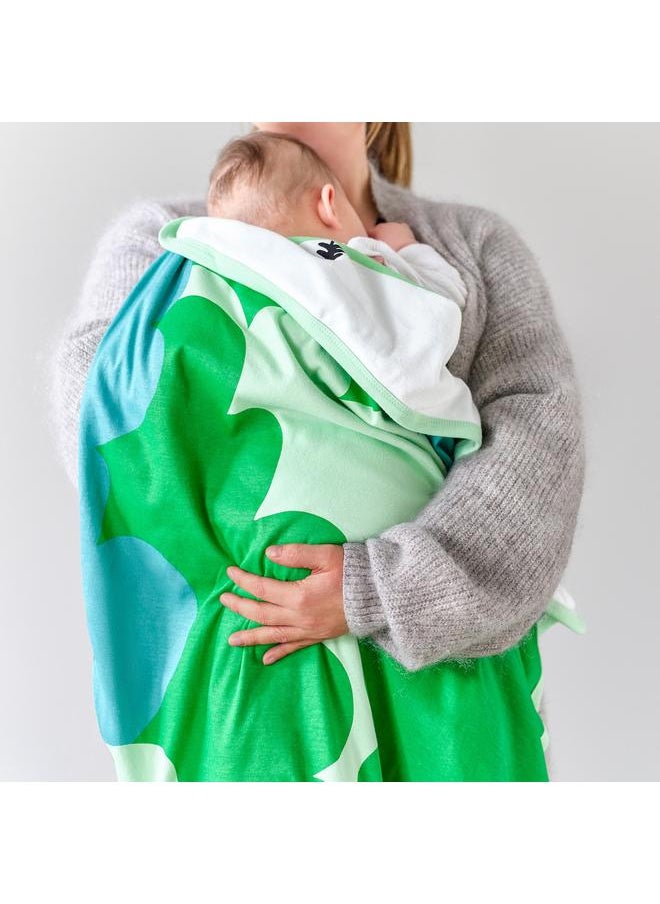 Generic - Blanket, green/tree pattern, 80x100 cm - Image 1