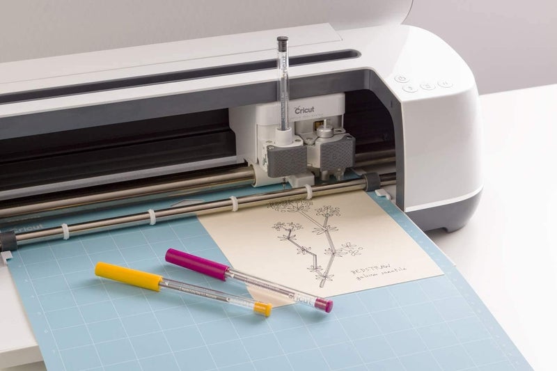 كريكيت مجموعة أقلام جل من نوع Cricut Explore/Maker بنقطة متوسطة، تحتوي على 5 أقلام بألوان متلألئة زاهية. - Image 1