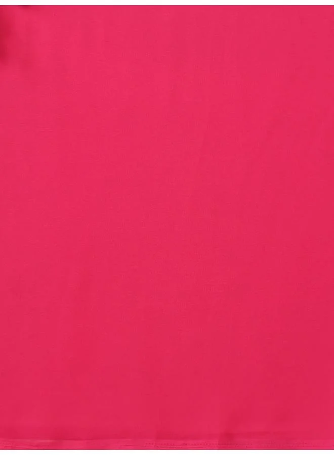 trueBrowns trueBrowns Pink Georgette Embroidered Saree With unstitched Blouse