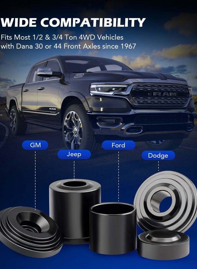 Orion Motor Tech طقم ضغط كرات المفاصل، أداة ضغط كرات المفاصل الثقيلة مع محولات 4x4، طقم إزالة كرات المفاصل لمعظم السيارات والشاحنات الخفيفة ذات الدفع الثنائي والدفع الرباعي - Image 3
