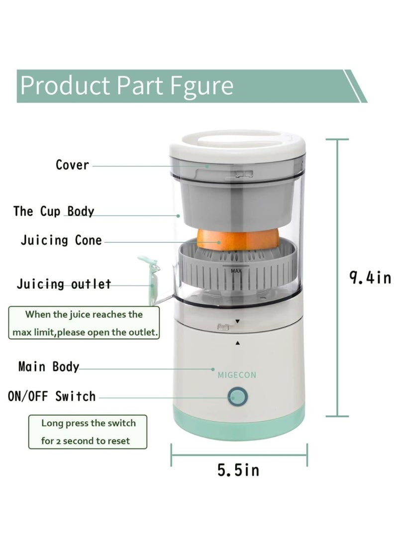 Lucky Power - A compact and portable electric juicer that can be used for juicing oranges, apples, pomegranates, pears, and other fruits. - Image 1