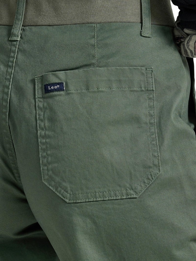 Lee Womens Ultra Lux Comfort with Flex-to-go Utility Pants, Olive Grove, 10 US - Image 3