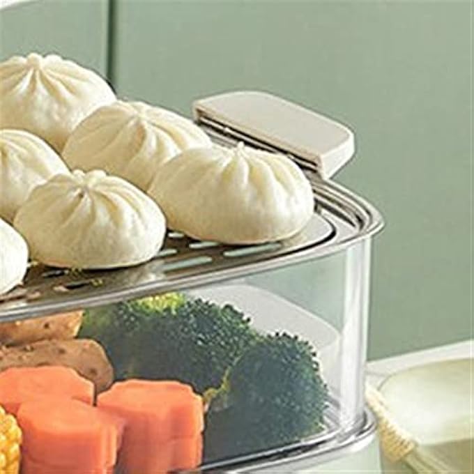 Soup pot Electric Steamer Stews One Body Electric Steamer Steamer Box Household Small Three-layer Multifunctional Pot - Image 4