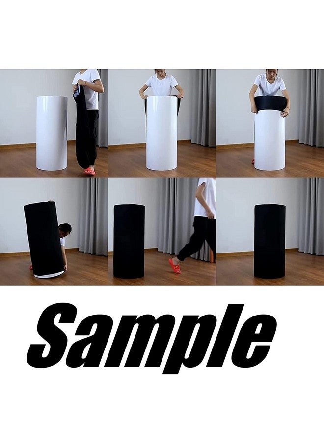 FiVan White Cylinder Cover for Baby Birthday Party Newborn Baby Shower Baptism Communion Christening Elastic Plinth Cover Decoration Pedestal Cover - Image 4