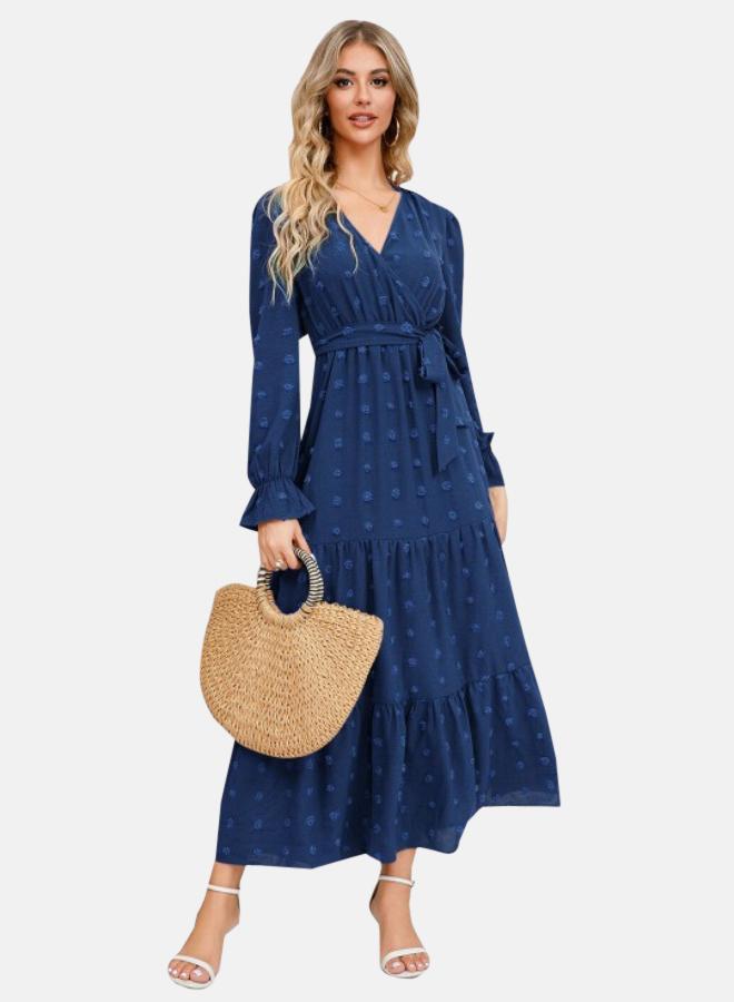 YUNIQEE Polka Dot Tiered Dress  - Image 1