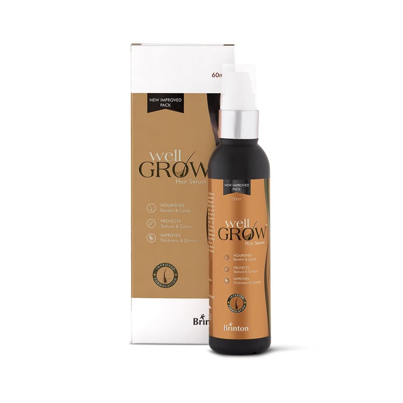 Brinton Brinton Wellgrow Anti Hair Loss Serum For Hair Care For Men  Women 60 ml x Pack of 2 - Image 2