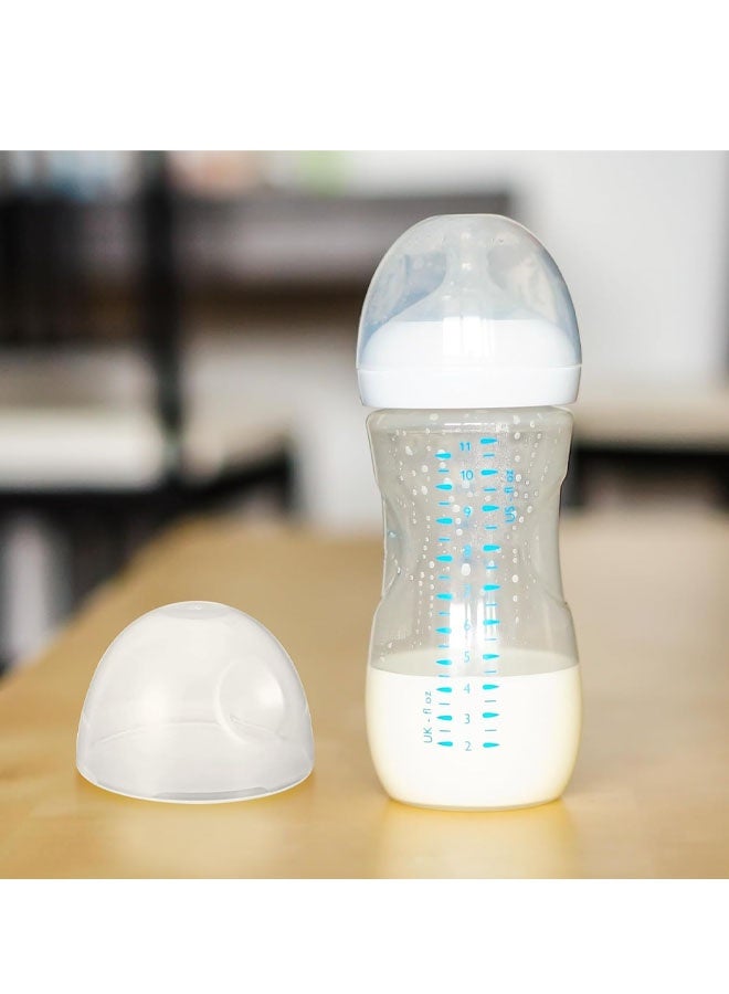 3Count Baby Bottle Lids Compatible with Philips Avent Baby Bottles, Soft & Safe PP Bottle Caps for Avent Natural Plastic and Glass Bottles, BPA Free Baby Bottle Covers for Philip Avent Glass Bottle - Image 3