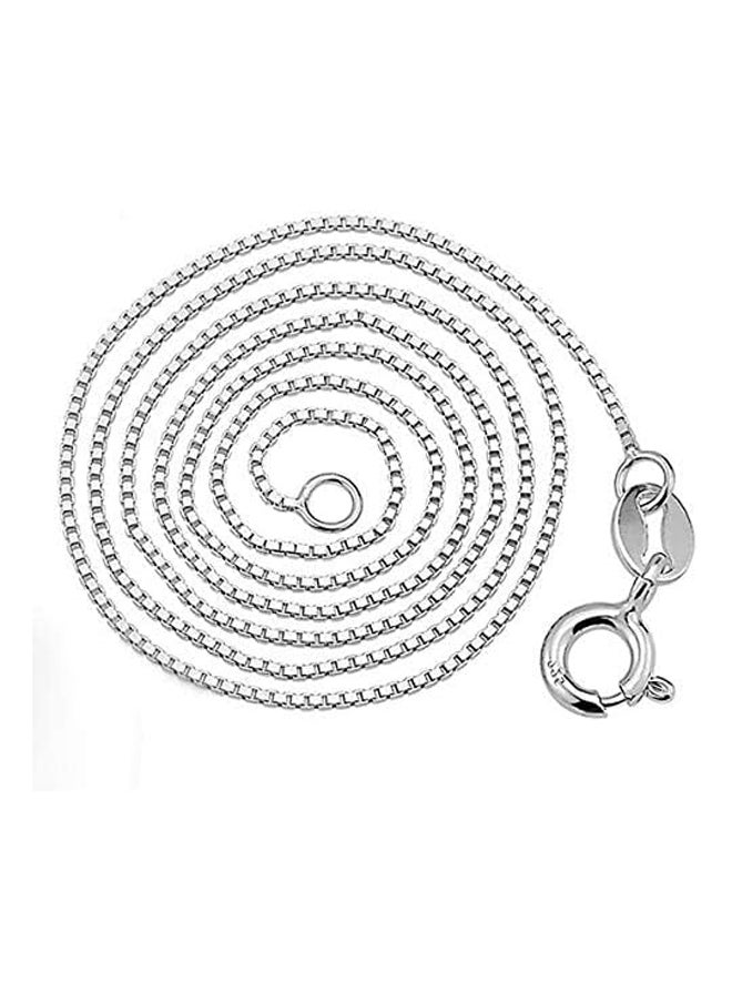 Generic - Italian Box Chain Necklace 925 Solid Sterling Silver - Image 1