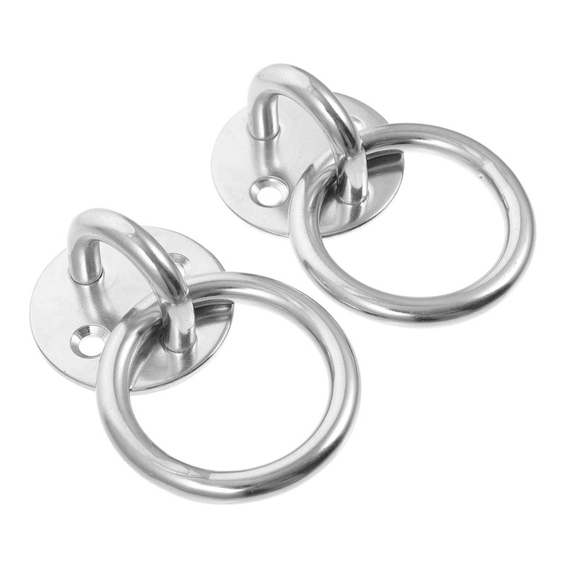 2pcs Heavy Duty Ceiling Anchor Mount For Hammocks Swings Training Straps Burr Finish - Image 2