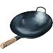 Letschef Preseasoned Carbon Steel Wok, Hand Hammered Chinese Traditional Wok and Stir Fry Pan Nonstick Round Bottom - Image 2