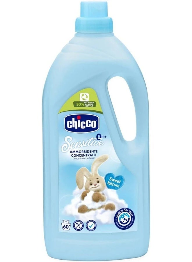 Chicco Sensitive Concentrated Softener Sweet Talcum 0m+ 1.5L - Image 1