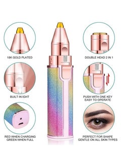 RAQTA Facial Hair Remover & Eyebrow Trimmer for Women | Painless, Precision Portable Razor | Rechargeable Lipstick-Style Trimmer for Face, Lips, Nose & Chin  - Image 5