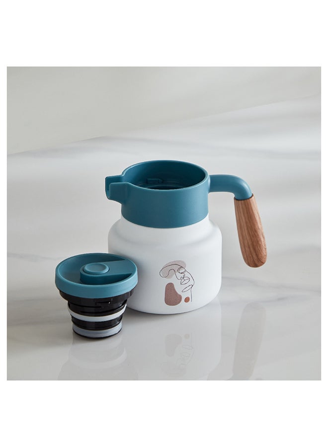 Home Box Ridge Abstract Stainless Steel Vacuum Flask 800 ml - Image 2