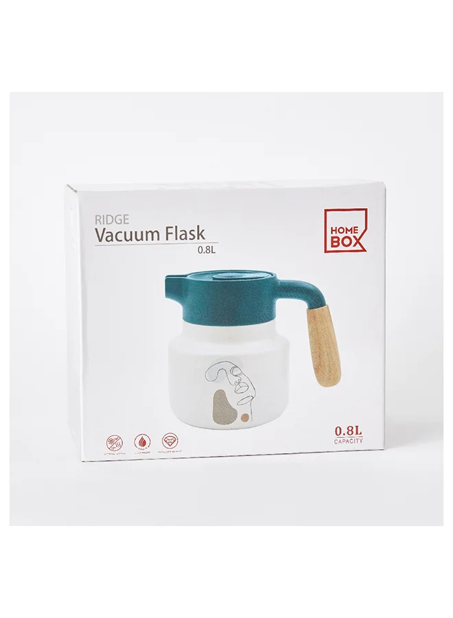 Home Box Ridge Abstract Stainless Steel Vacuum Flask 800 ml