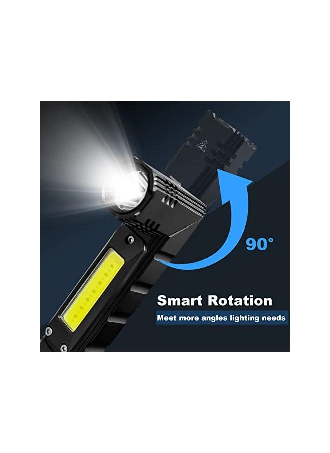PROMASS Super Bright Handheld Torch Flashlight, Waterproof Shockproof Torch Light 3 Work Models Handheld Flashlight Solid Built Torch Light Durable Waterproof Torch Flashlight for Camping Fishing Emergency  - Image 4