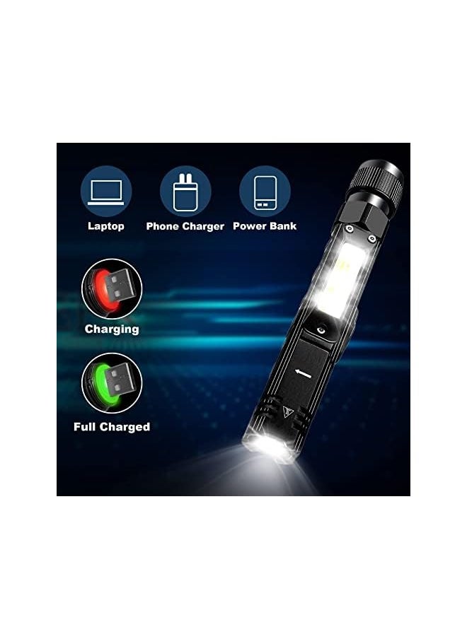 PROMASS Super Bright Handheld Torch Flashlight, Waterproof Shockproof Torch Light 3 Work Models Handheld Flashlight Solid Built Torch Light Durable Waterproof Torch Flashlight for Camping Fishing Emergency  - Image 5