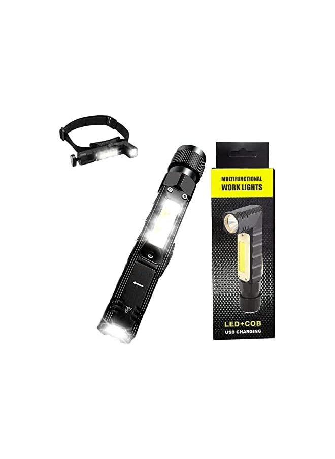 PROMASS Super Bright Handheld Torch Flashlight, Waterproof Shockproof Torch Light 3 Work Models Handheld Flashlight Solid Built Torch Light Durable Waterproof Torch Flashlight for Camping Fishing Emergency  - Image 2