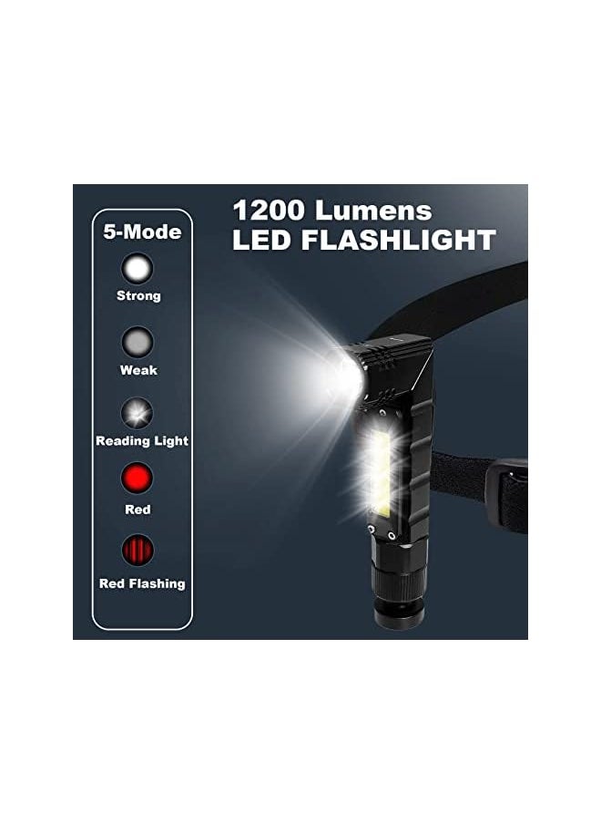 PROMASS Super Bright Handheld Torch Flashlight, Waterproof Shockproof Torch Light 3 Work Models Handheld Flashlight Solid Built Torch Light Durable Waterproof Torch Flashlight for Camping Fishing Emergency  - Image 3