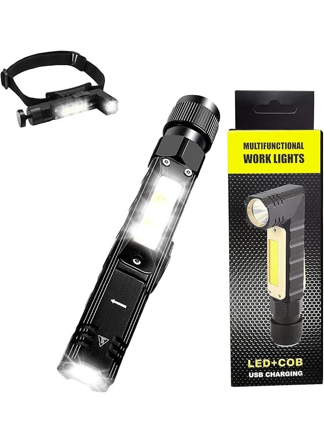 PROMASS Super Bright Handheld Torch Flashlight, Waterproof Shockproof Torch Light 3 Work Models Handheld Flashlight Solid Built Torch Light Durable Waterproof Torch Flashlight for Camping Fishing Emergency  - Image 1