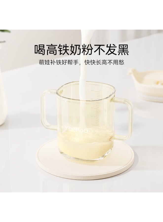 Yeehoo Children's Straw Drinking Cup With Scale, Ppsu Material, Baby Water Cup, Milk Cup, Student Breakfast Cup - Image 3