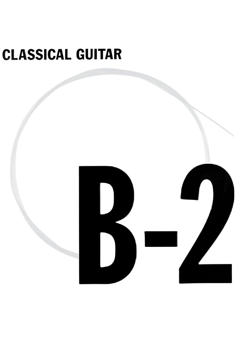B2 Single Classical Guitar String Classic Guitar String 2nd Second Nylon Chord Wire Replacement Accessory Part