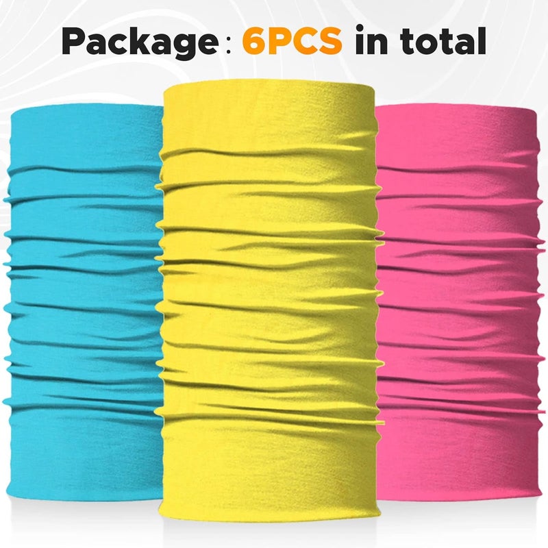 JOEYOUNG Headwear, Bandana, Neck Gaiter Head Wrap Headband Balaclava Magic Scarf - Image 3