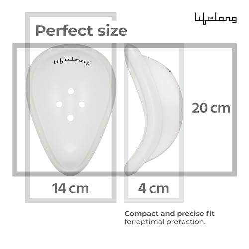 Lifelong Cricket Abdominal Guard for Men | High-Impact Resistant ABS Plastic | Comfort Fit with Soft Silicone Padding | Lightweight & Durable | Protective Gear for Safe Cricket Play - Image 2