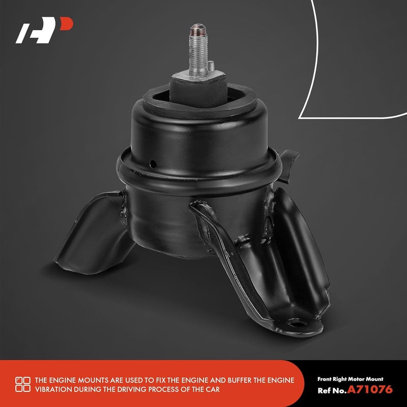 A-Premium Engine Motor Mount and Torque Strut Mount Kit for Hyundai Sonata 2014 2.0L - 2-PC Set - Image 4