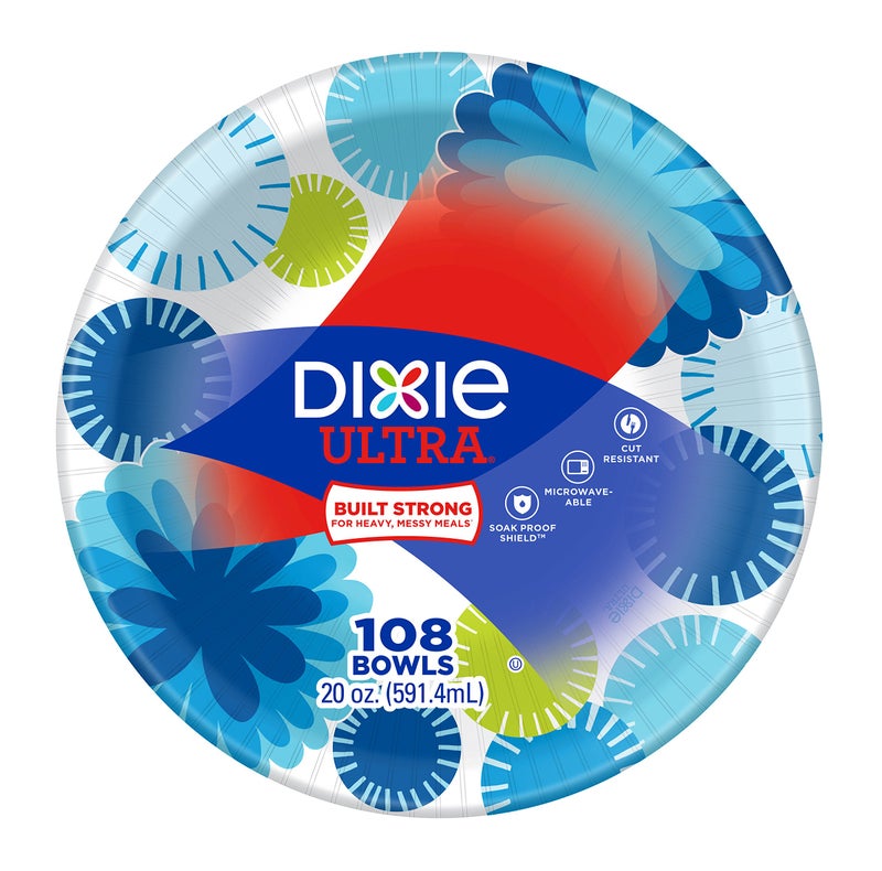 Dixie Ultra Paper Bowls 20 oz 108 Count