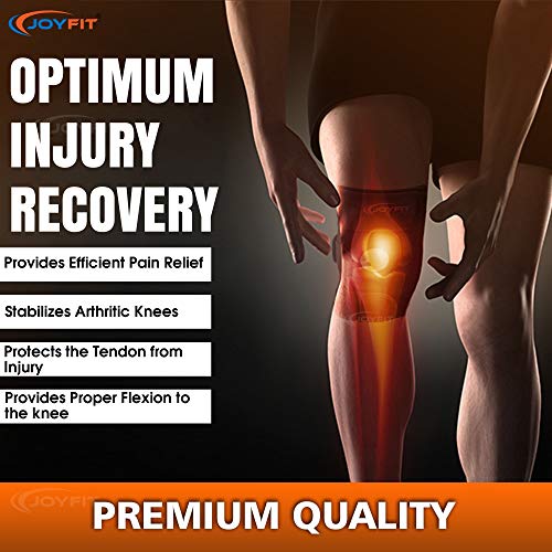 JoyFit Knee Cap for Men & Women | Pain Relief & Arthritis Support | Adjustable Neoprene Knee Brace with Anti-Slip Design for Gym, Sports, Running & Injury Recovery (1 Pc) - Image 4