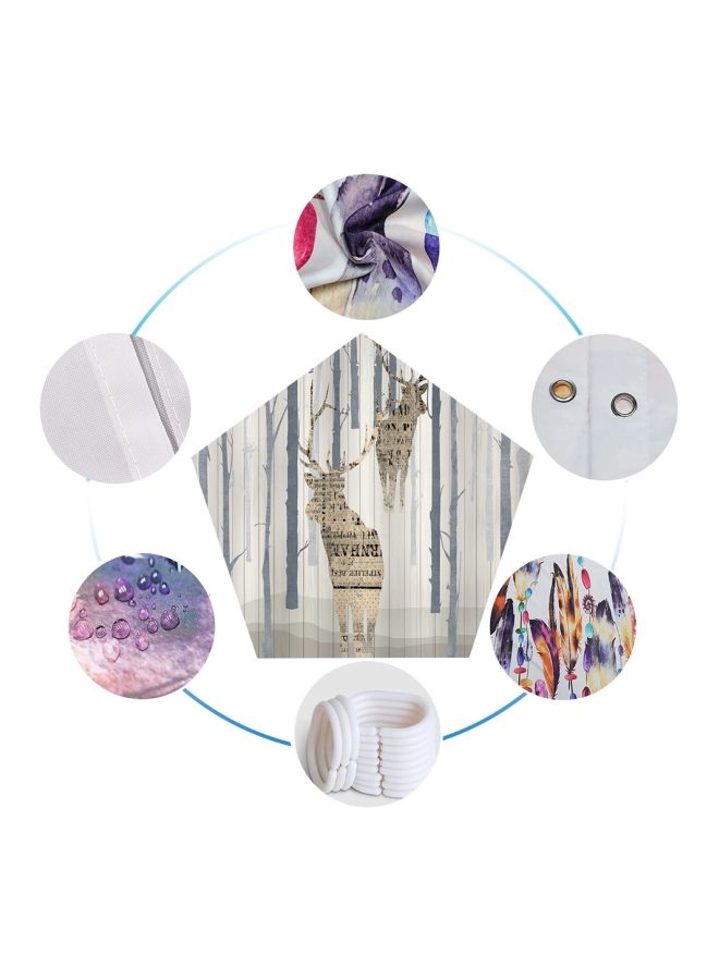 نيبمينينت ستارة حمام من البوليستر مزينة بطبعة متعدد الألوان 25x20x3Ø³Ù†ØªÙŠÙ…ØªØ± - Image 5