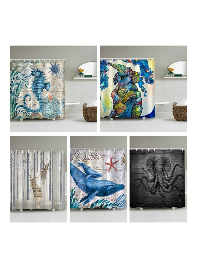 نيبمينينت ستارة حمام من البوليستر مزينة بطبعة متعدد الألوان 25x20x3Ø³Ù†ØªÙŠÙ…ØªØ± - Image 4