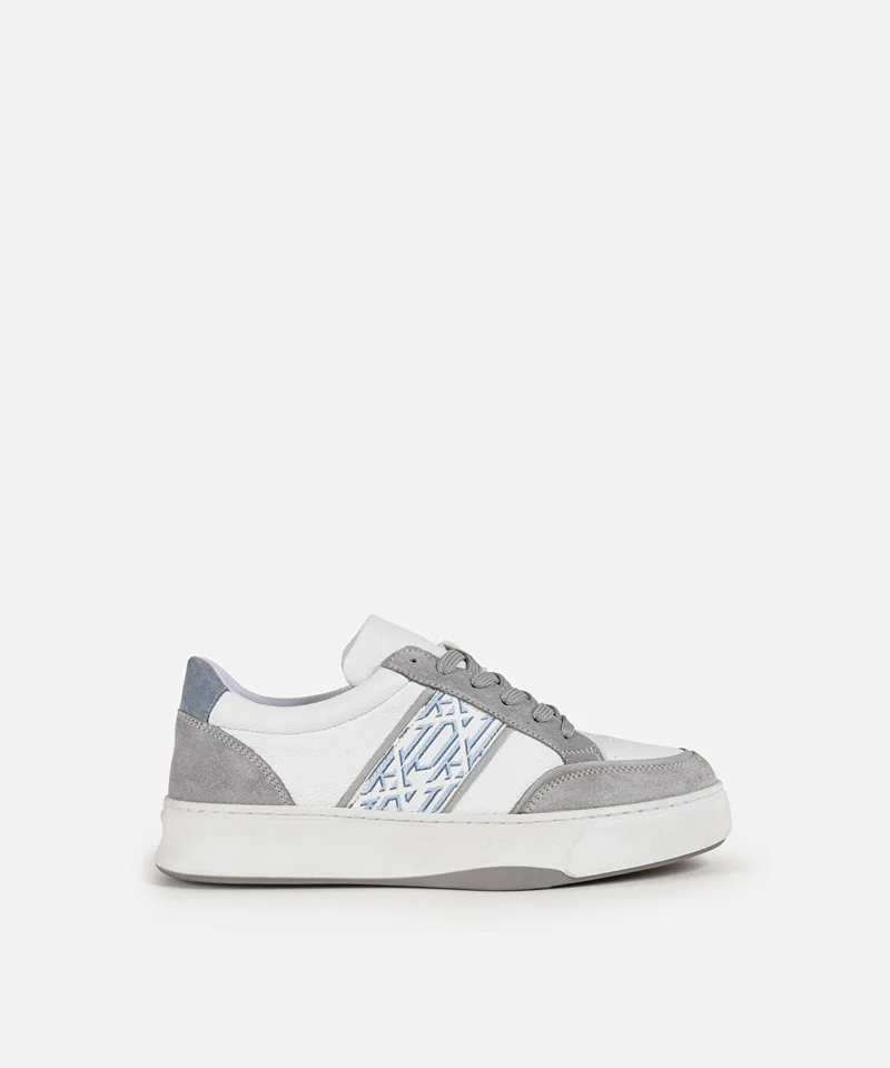 ابيكول Monogram Pattern Mix Sneakers