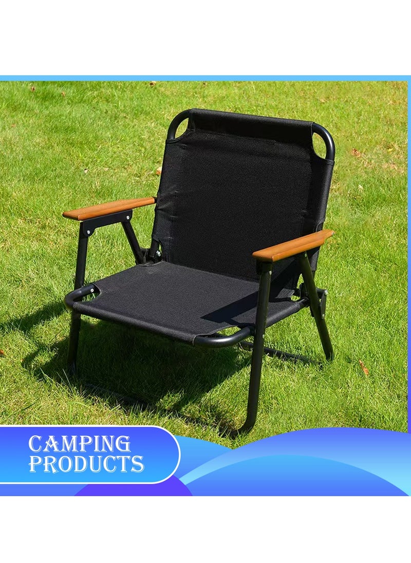 Manful Portable Folding Camping Chair, Lightweight Folding Chair for Outdoor Enthusiasts, Folding Chair for Every Adventure, Folding Camping Chair for Travel and Leisure  - Image 3